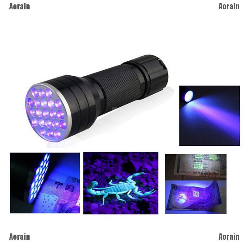 Đèn pin LED UV 21 Bóng Mini Cầm Tay