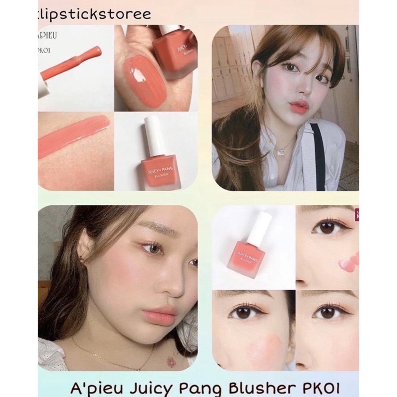 [HCM]Má hồng Apieu Juicy Pang Blusher