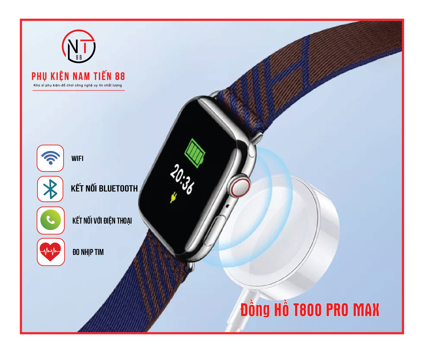 Đồng hồ T800 Pro Max - MixASale
