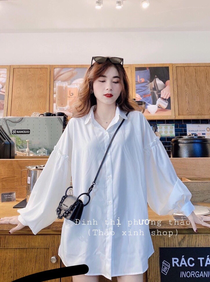 Áo sơ mi kiểu  dành cho nữ [ SM BỒNG ]