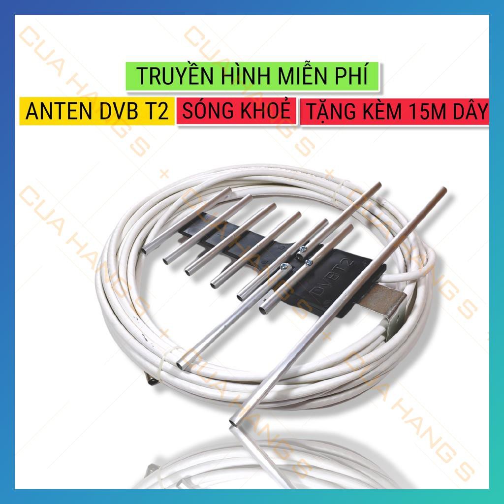 Anten tivi truyền hình mặt đất Ăng ten tivi kỹ thuật số DVB T2 kèm dây ...