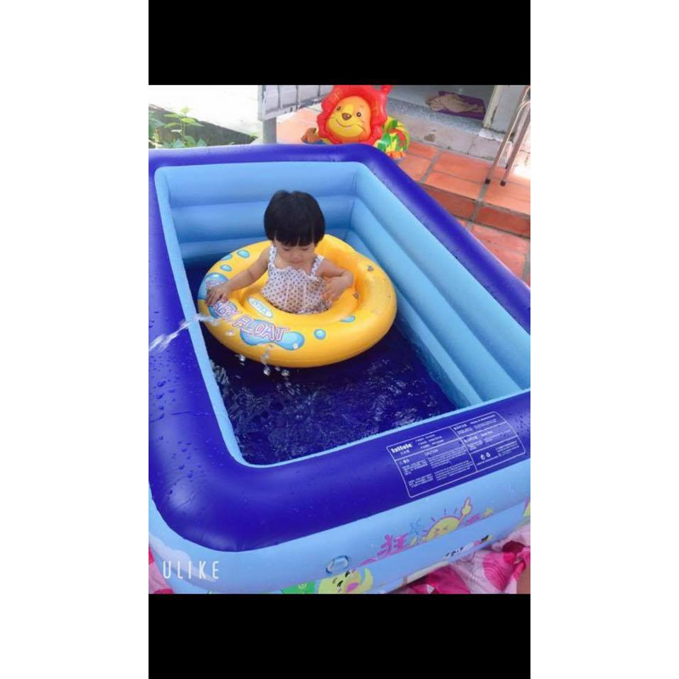 Bể phao bơm hơi cho bé 2 tầng 1M2