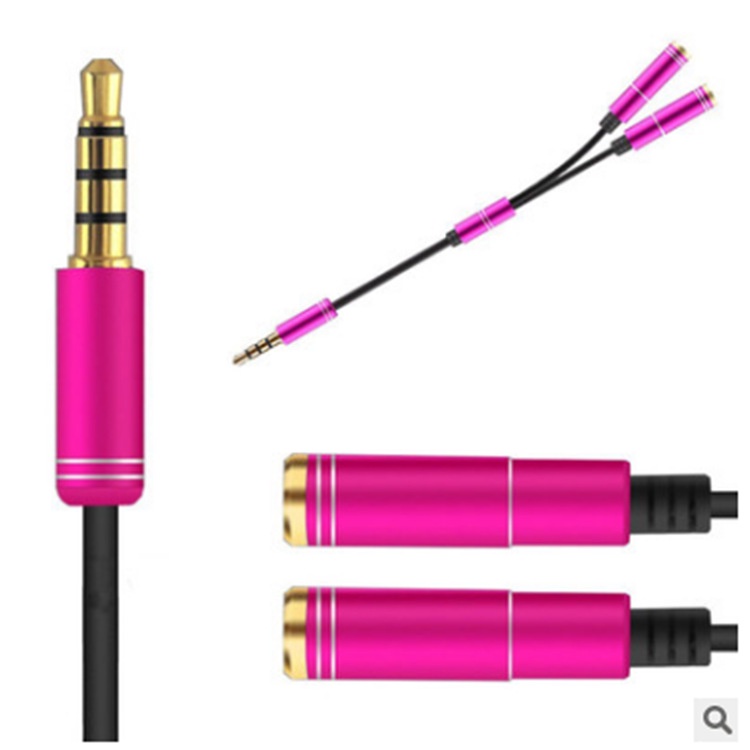 Cáp Chia 2 Tai Nghe Jack Cắm 3.5mm Dài 30cm