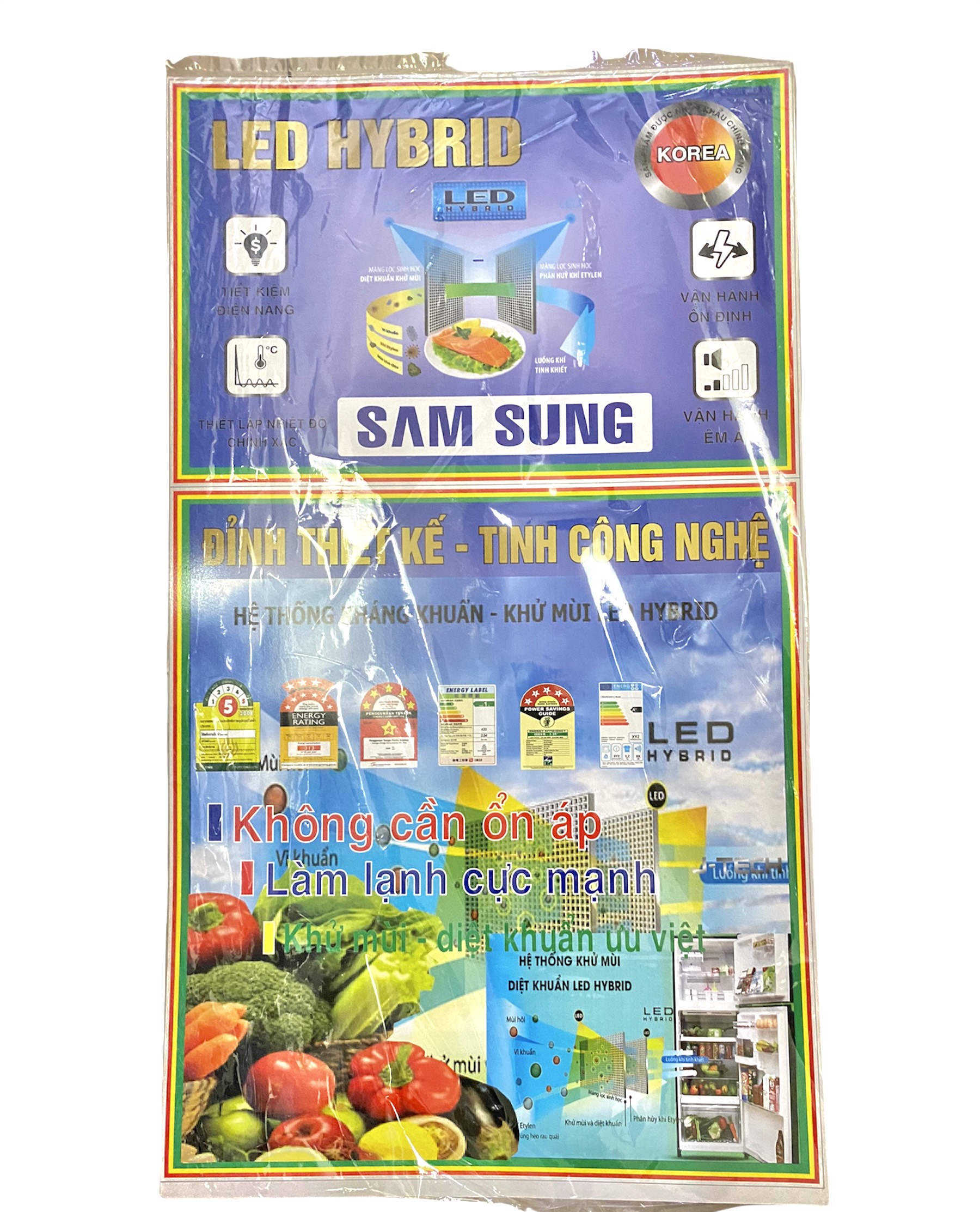 Tem dán tủ lạnh Samsung chất lượng nhiều mẫu