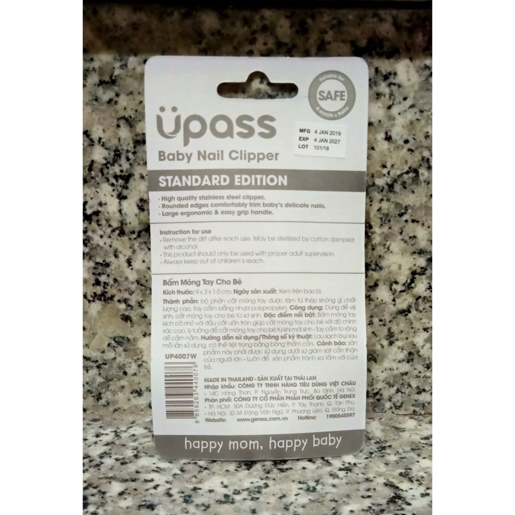 Bấm móng tay Upass cho bé UP4007W