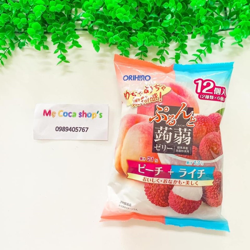 Thạch hoa quả Orihiro Nhật đủ vị DATE 5/2023