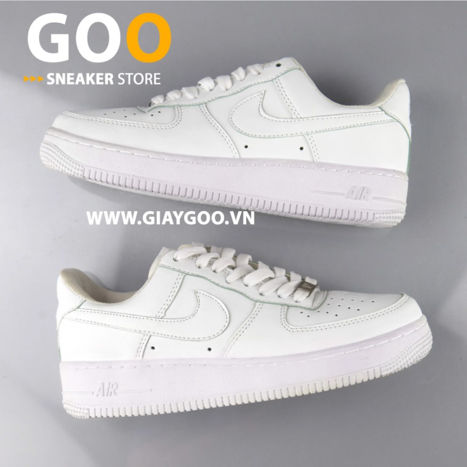 [Tặng Tất + Full Hộp] Giày Sneaker Nike AF1 AIR FORCE 1 Trắng Full