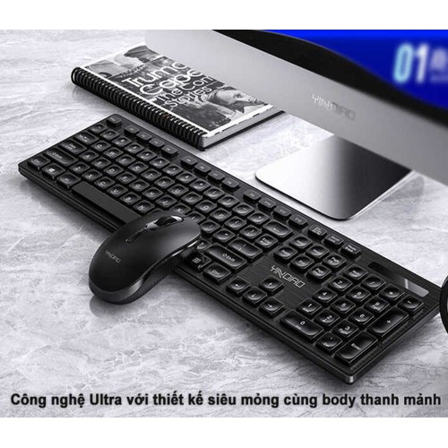 [HCM]Bàn phím và Chuột không dây YINDIAO V3MAX