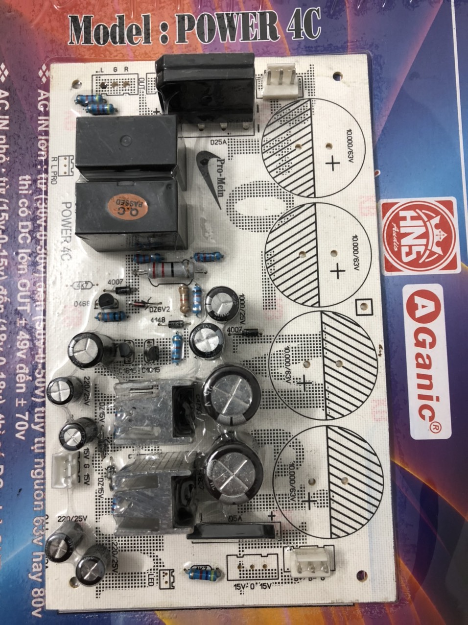 MẠCH NGUỒN 4 TỤ: POWER 4C