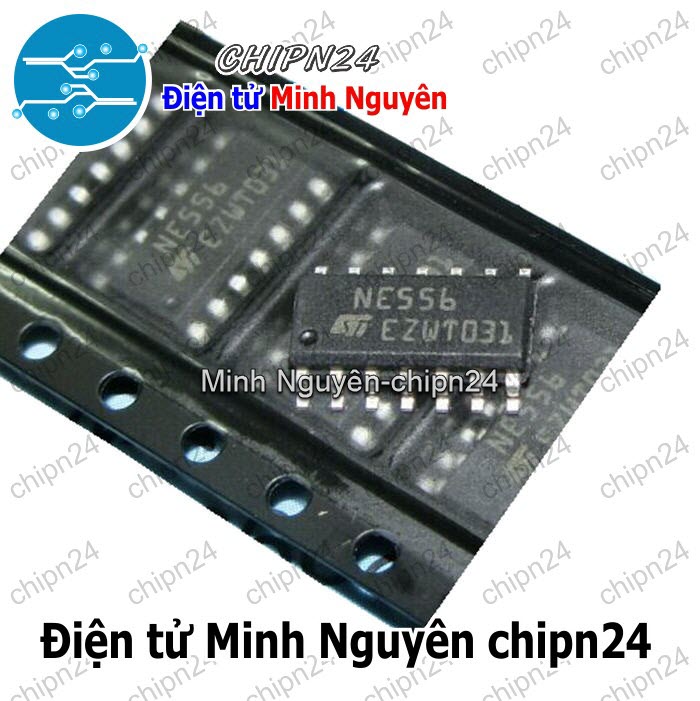 [3 con] (SOP) IC Dán NE556 NE556D SOP-14 (SMD) - HH005357