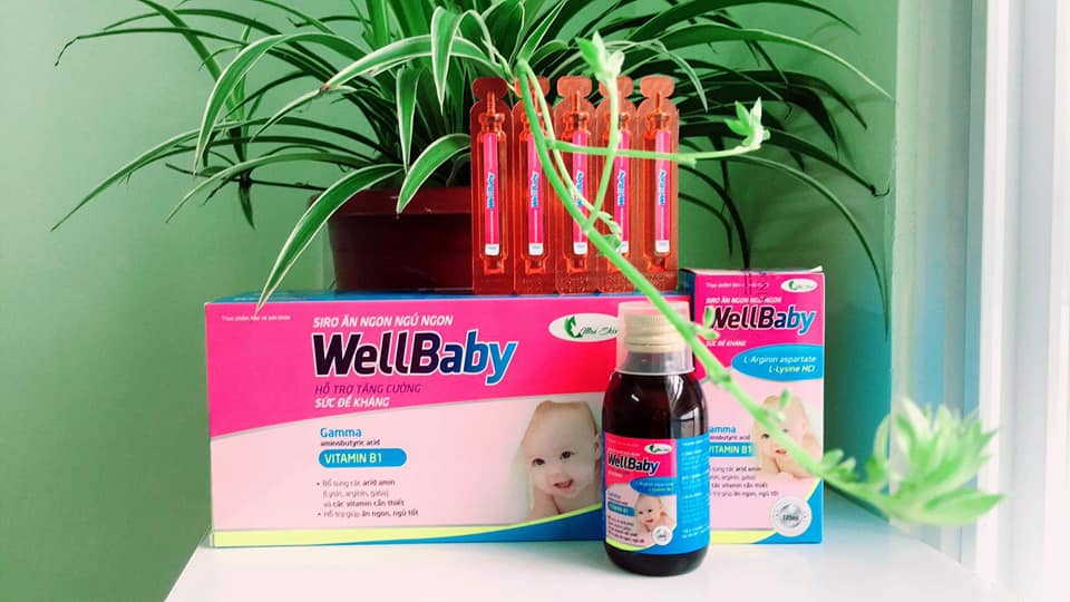[HCM]Wellbaby giúp trẻ ăn ngủ ngon tăng sức đề kháng bổ sung vitamin thiết yếu (dạng ống)