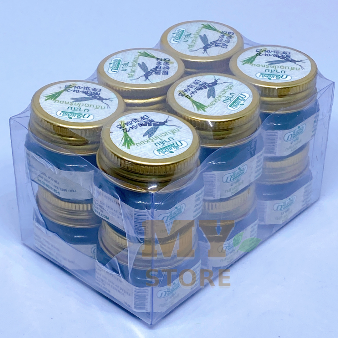 (Chính Hãng) Dầu Cù Là Đuổi Muỗi Green Herb( nắp thiếc) Thái Lan 10g