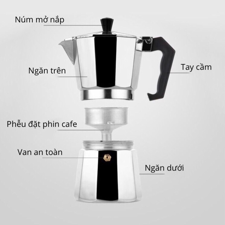 [ Siêu hot ] Máy pha cafe 100ml, bình pha cafe 100ml, pha cafe tự động