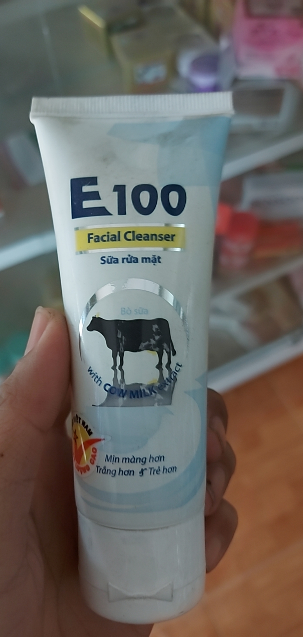 [ DATE MỚI ] Sữa rửa mặt E100 Trắng Mịn - 80ml/ 1Tuýp - [ DATE MỚI ] Sữa rửa mặt E100 Trắng Mịn - 80ml