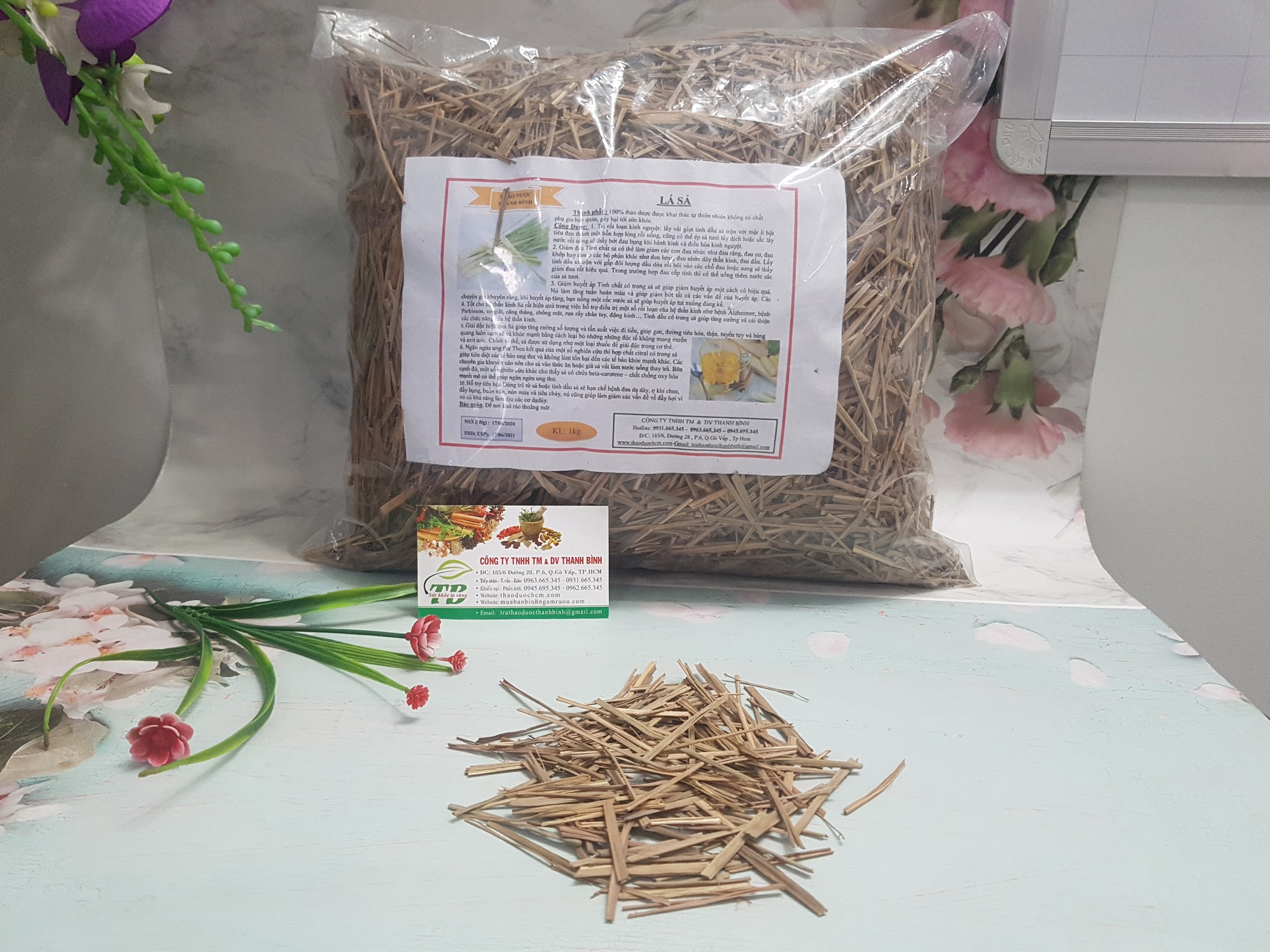 Lá Sả Khô 100G - Hàng Công Ty Chất Lượng