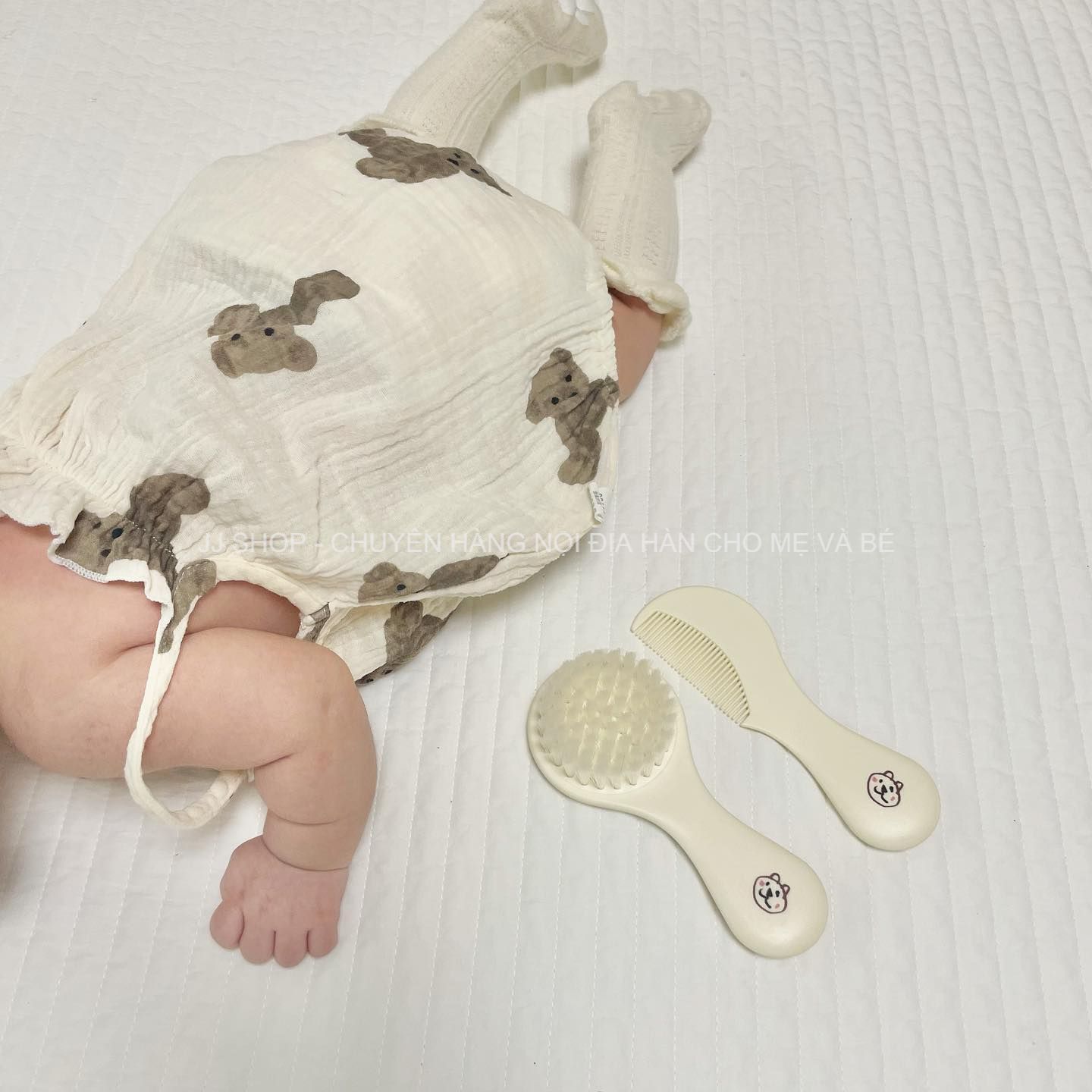 Set Lược Chải Tóc Cho Bé Từ Sơ Sinh Cao Cấp BLISSBEBE (2 Món)