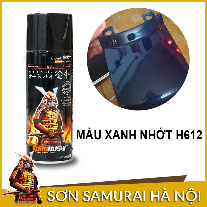 Sơn Samurai - Chai sơn samurai màu xanh nhớt H612