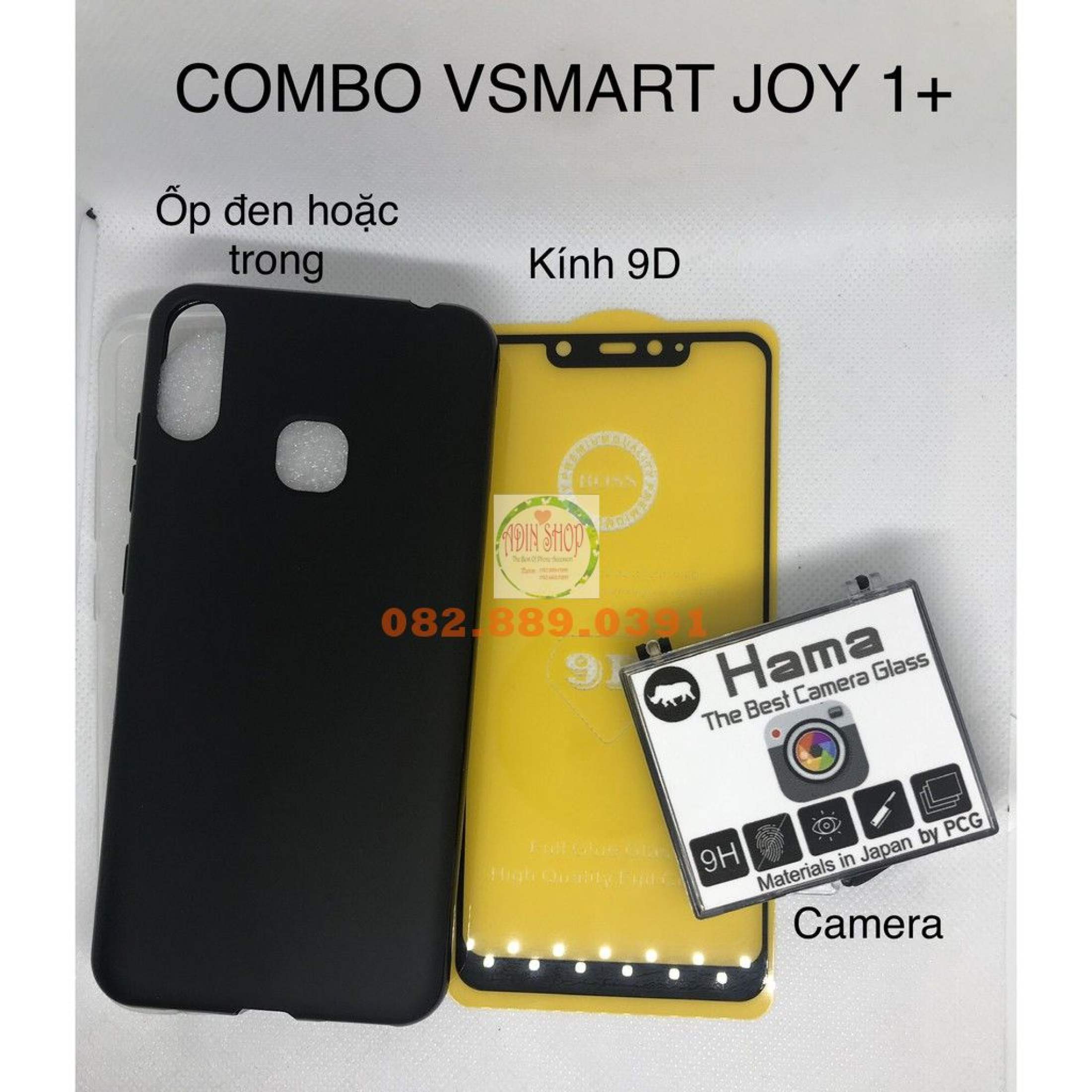 [HCM]Ốp Lưng + Kính Cường Lực + cl camera Vsmart Joy 1+