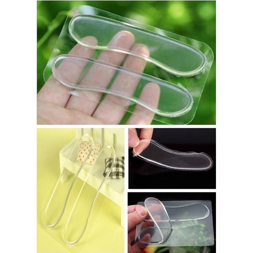 [HCM]COMBO 2 CẶP SILICON LÓT GÓT GIÀY ĐỠ ĐAU NAM NỮ ( 1 CẶP 2 CÁI )