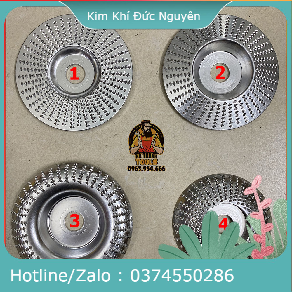 Đĩa bào gỗ nhanh - đĩa mài nhám phá gỗ cho máy cắt, máy mài hàng cao cấp