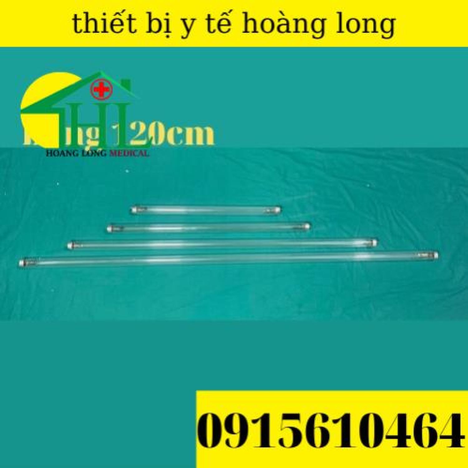 [ComBo Máng + Bóng UV 120cm ] Đèn Cực Tím Diệt Khuẩn Không Khí - Inox