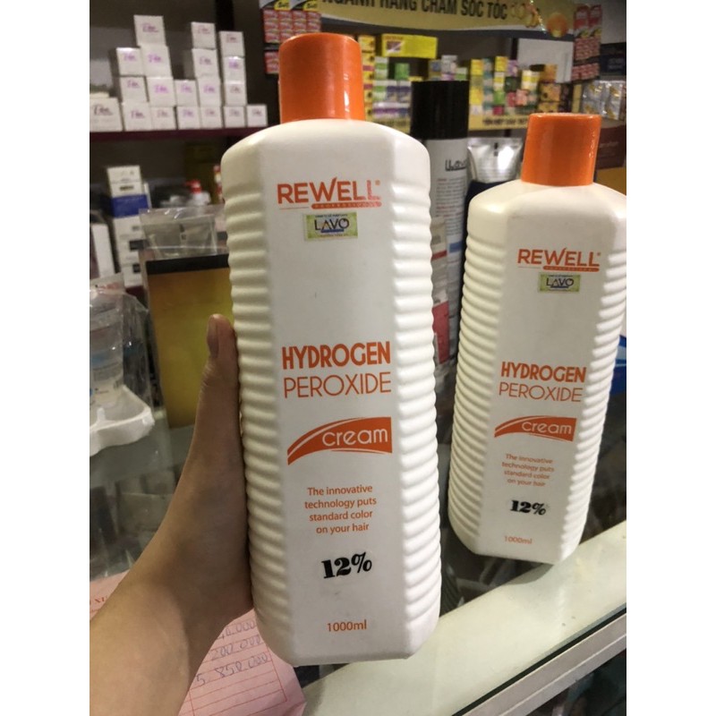OXY TRỢ NHUỘM 12% REWELL 1000ML