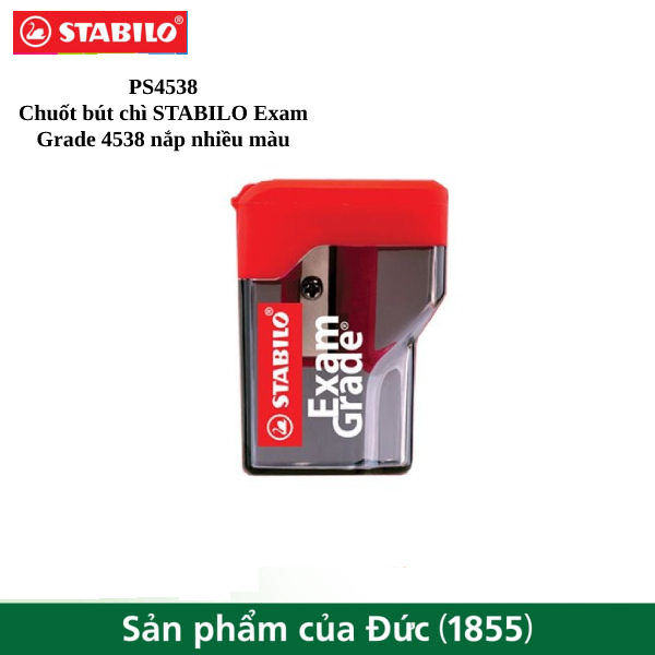 Chuốt bút chì STABILO Exam Grade 4538 ( 4 màu)
