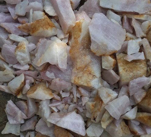 [HCM]Đá thạch anh trắng thô phong thủy 1 kg