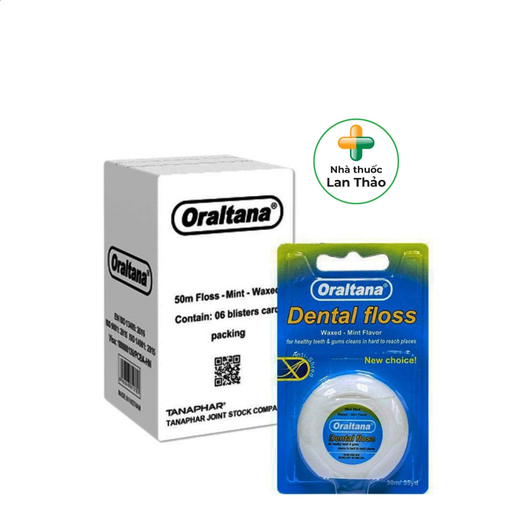 Chỉ nha khoa Oraltana Dental floss cuộn 50m