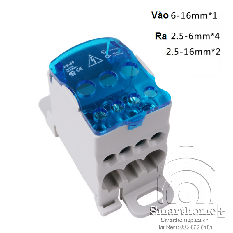 Cầu đấu chia nhỏ dây điện 80a kk-80a