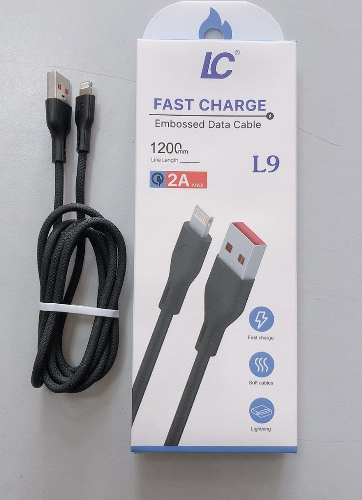 Cáp Sạc, Sạc Nhanh, Usb To Lightning/Type-C, Lc-L9