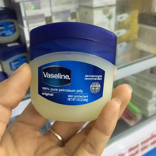 (2 hũ) Vaseline dưỡng Môi da giữ ẩm, chống khô nẻ 49g