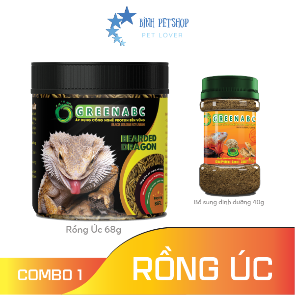 Thức ăn cho Rồng Úc, Rồng Râu (Bearded Dragon)