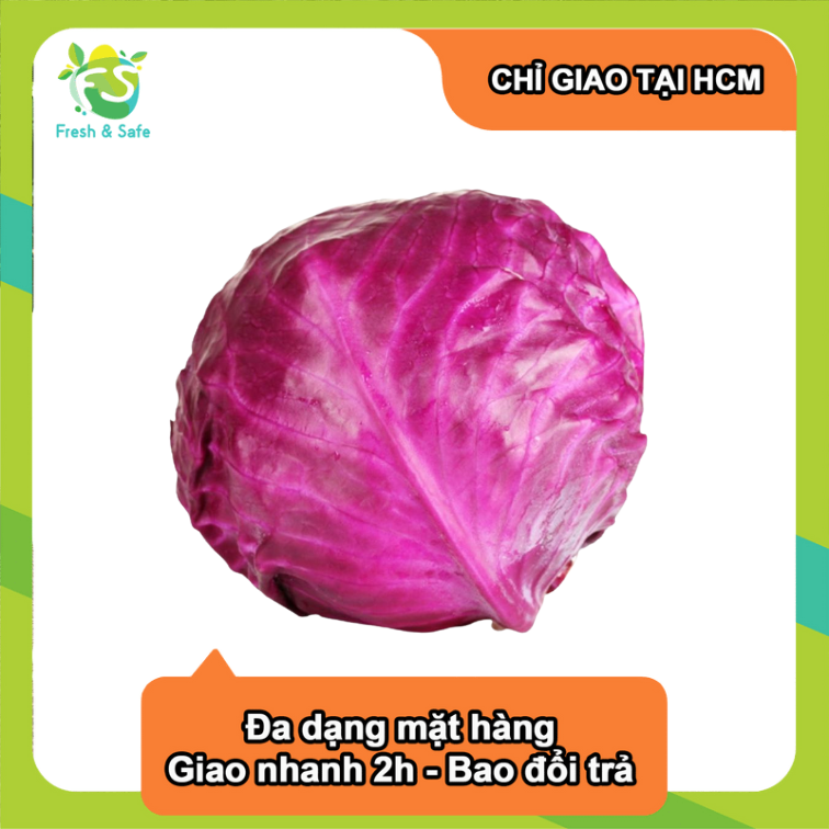 [Chỉ Giao HCM] Bắp Cải Tím - 1kg