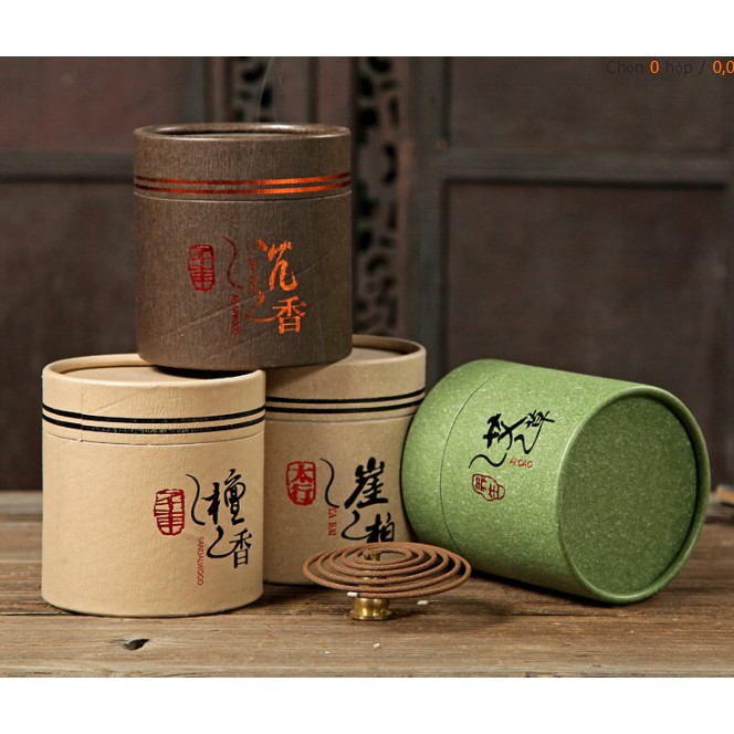 Nhang  Vòng đàn hương Cao Cấp 48 Khoanh