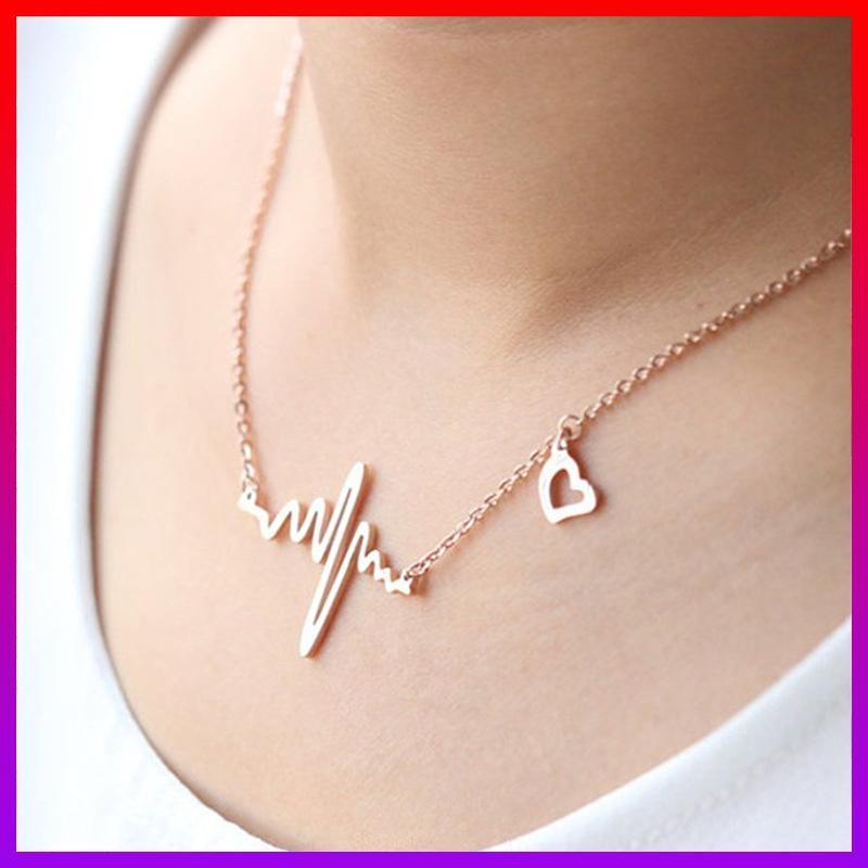 HCM Dây chuyền nữ TITAN Nhịp đập Trái tim RHY style HÀN - NHShop