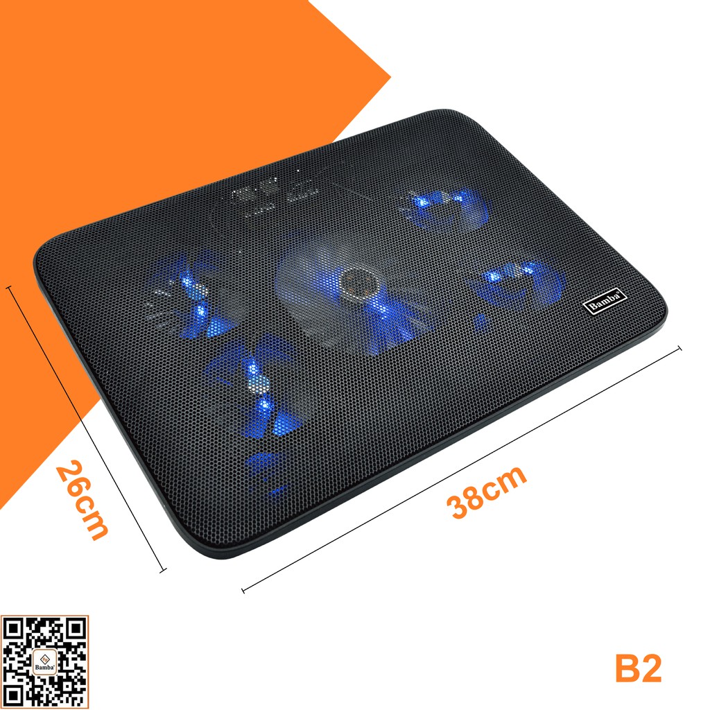 Đế tản nhiệt laptop BAMBA B2 (5 QUẠT)