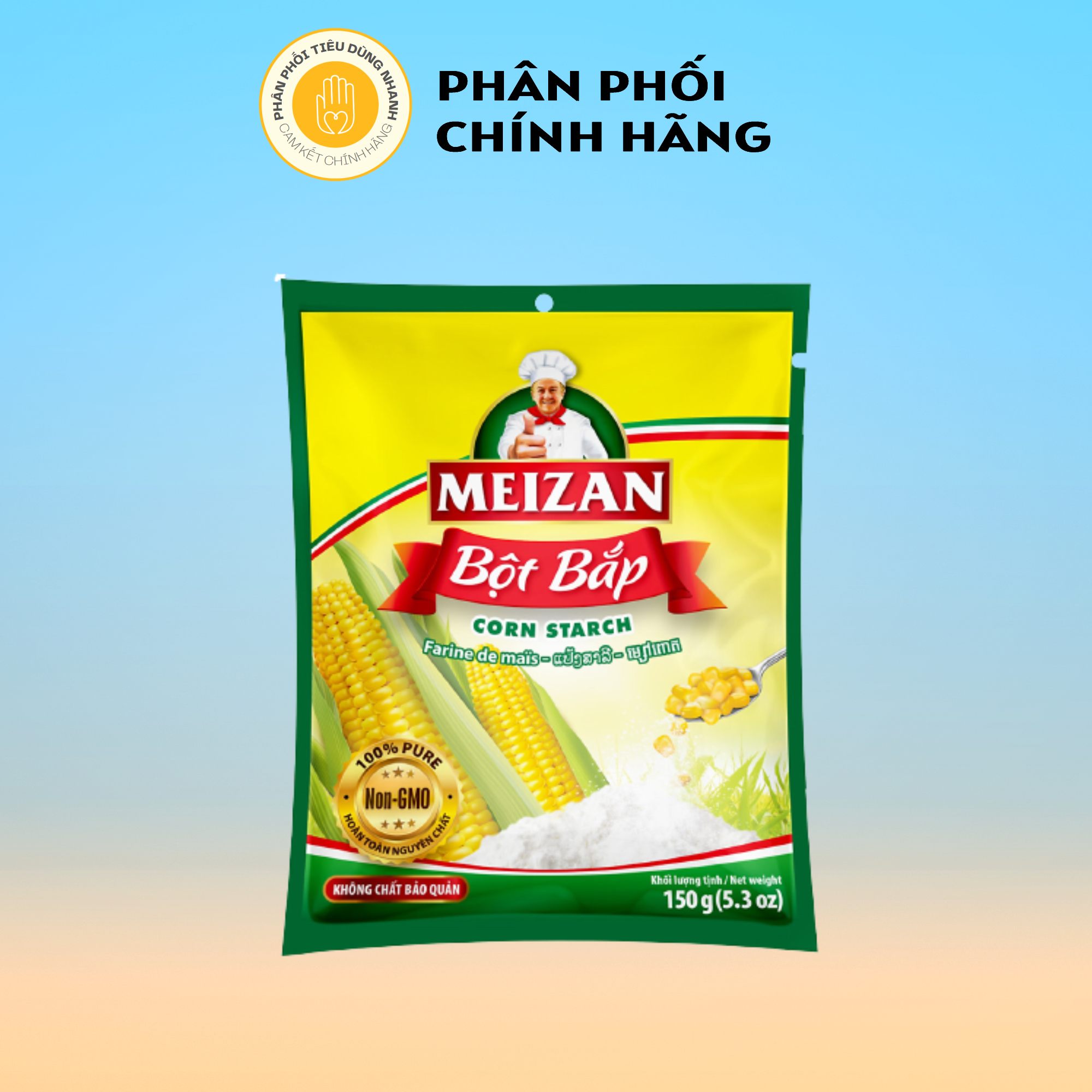 Bột bắp meizan không chất bảo quản 150g