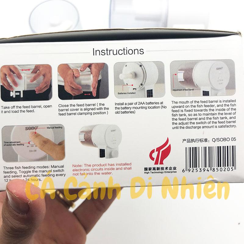 Máy cho cá ăn tự động SOBO DA-08