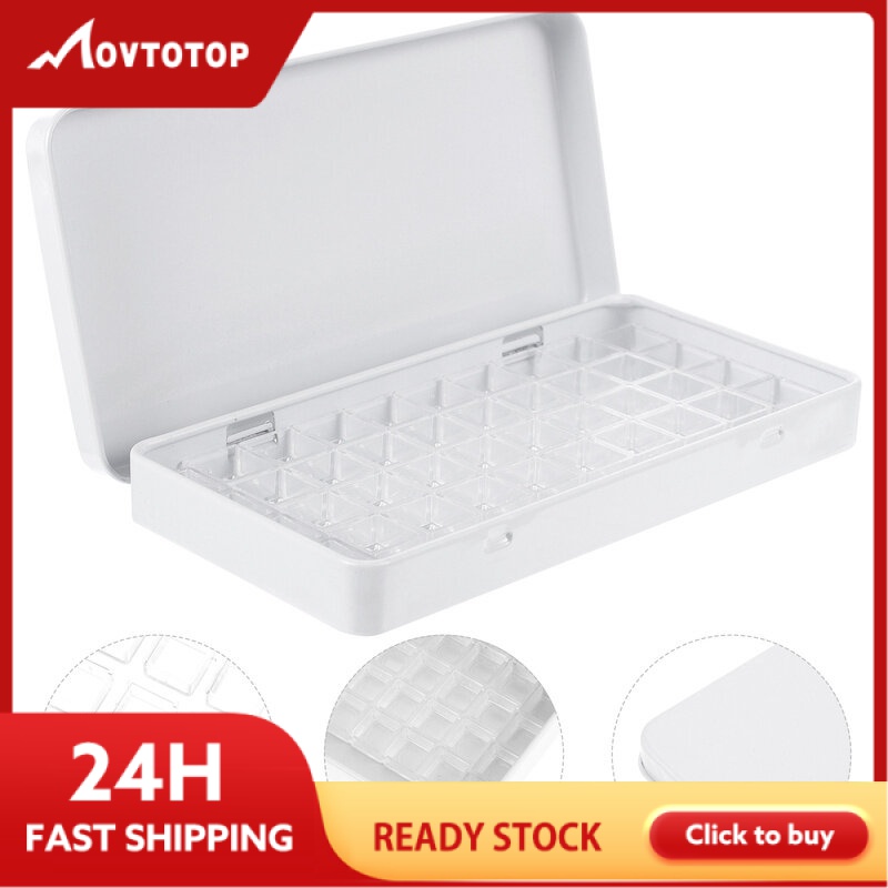 MOVTOTOP Artist Paints Pan Paint Tray Paint Tray Empty Watercolor Tins Empty Watercolor Tin Art Paint Box