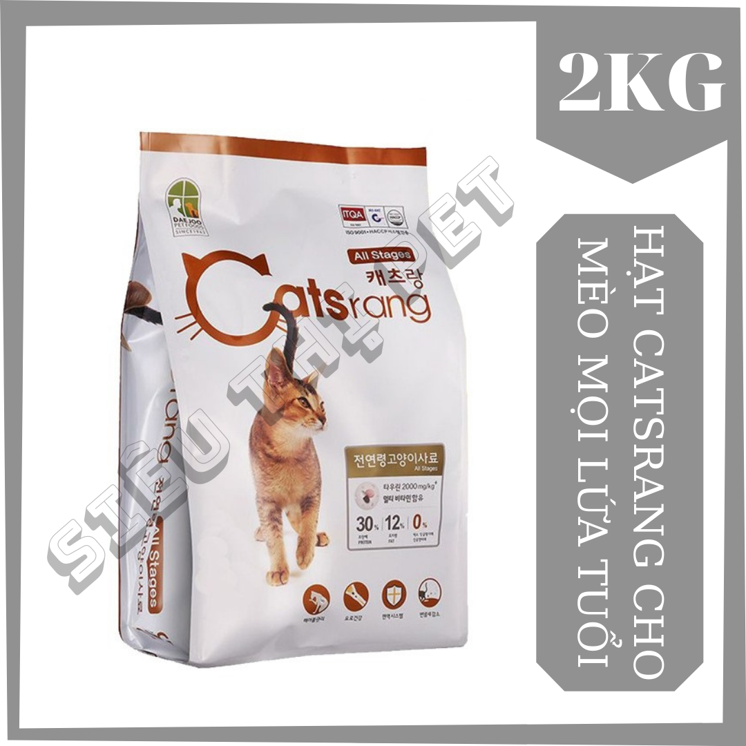 ( KHUYẾN MÃI ) Catsrang - Thức ăn hạt cho mèo mọi lứa tuổi 2KG
