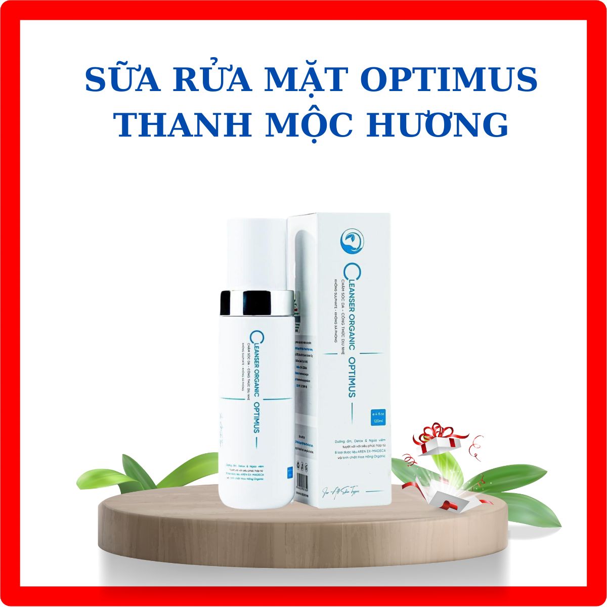 [Mẫu mới nhất ] Sữa rửa mặt Optimus Thanh Mộc Hương 120ml