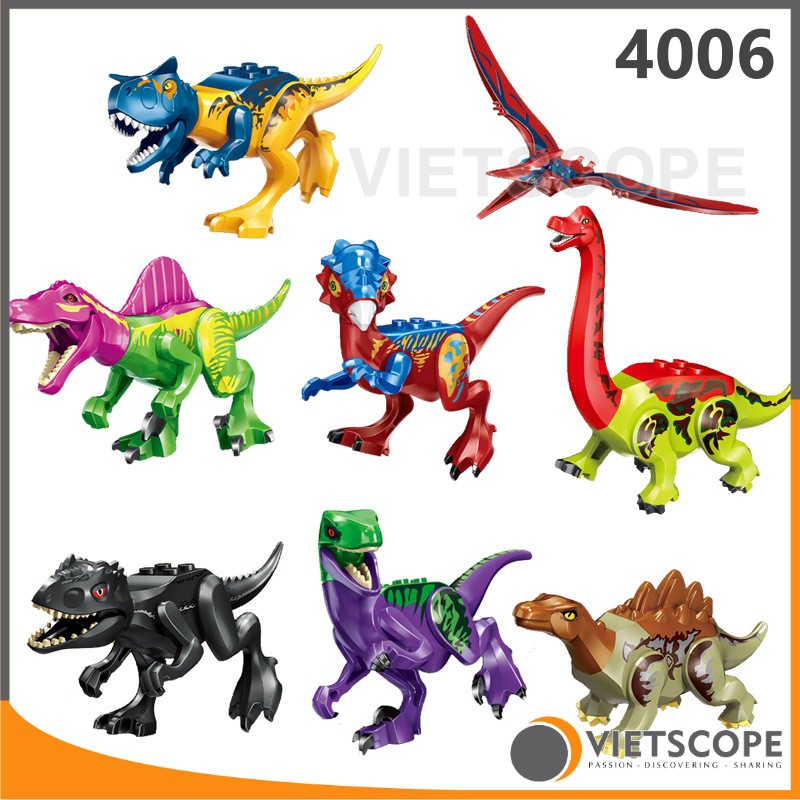 Lắp ráp khủng long Jurassic World - Non lego - 4006