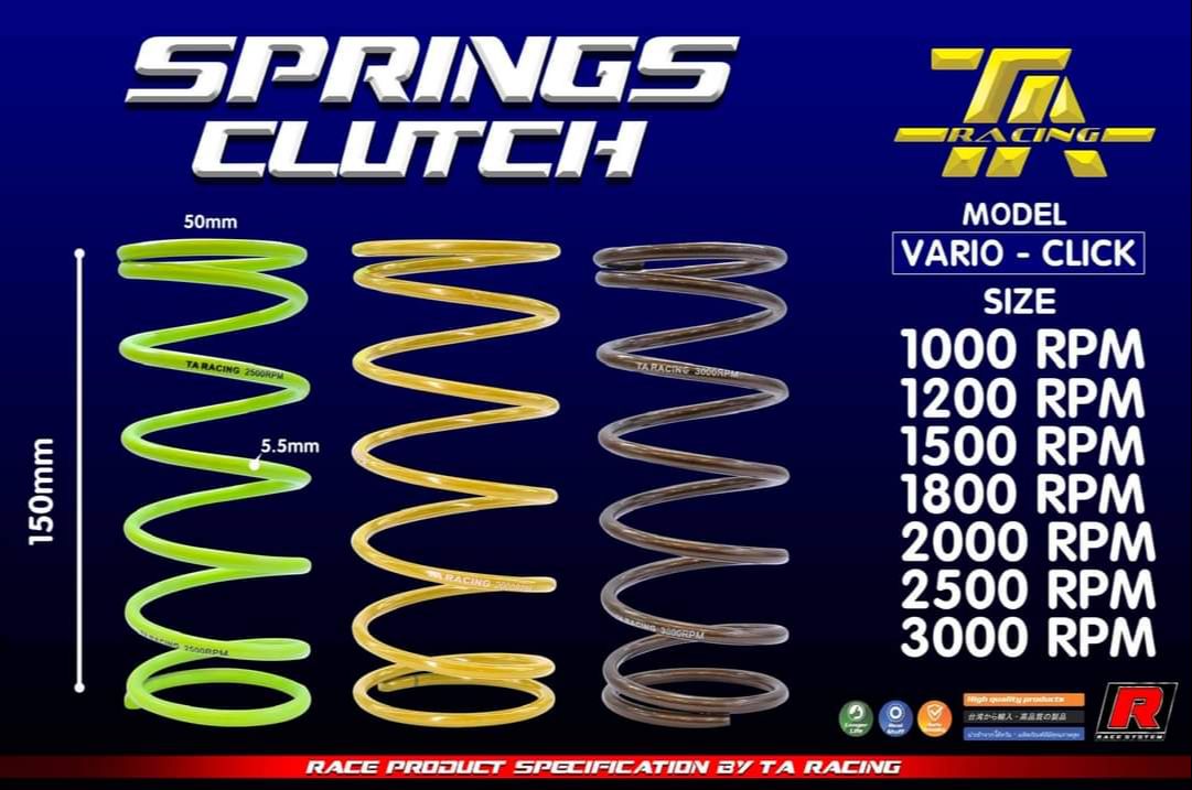 Lò xo nồi độ ta racing vario-click-air blade 125-150