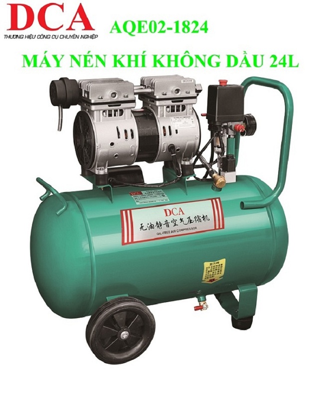 MÁY NÉN KHÍ KHÔNG DẦU 24L DCA AQE02-1824