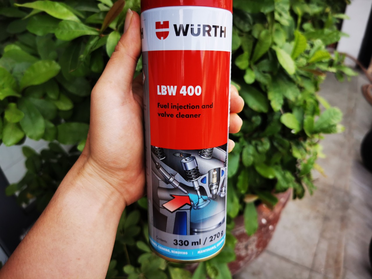 [HCM]Dung Dịch Vệ Sinh Kim Phun Wurth LBW 400 330ml
