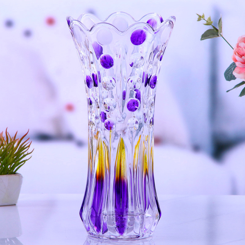 Bình hoa thủy tinh cao cấp Vintage trang trí nhà