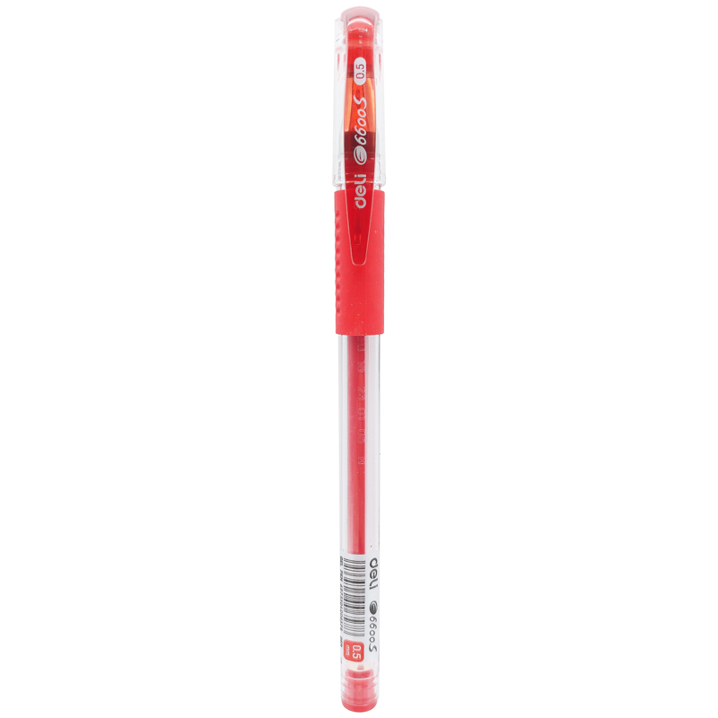 Bút Gel 0.5 mm - Deli E6600S-DO - Mực Đỏ