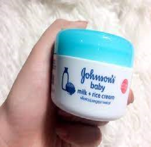 💖 hàng sịn 💖 kem dưỡng da johnson’s baby milk cream nắp xanh 50g