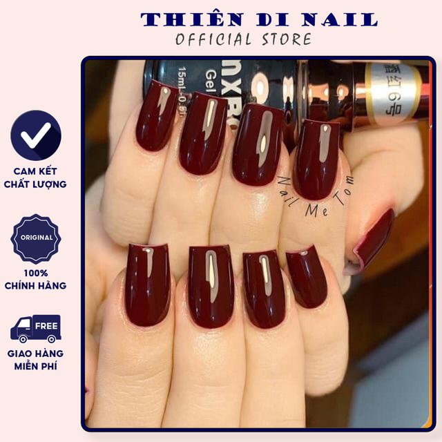 Sơn gel đỏ Mxbon